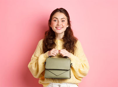 A woman stretching after a run
